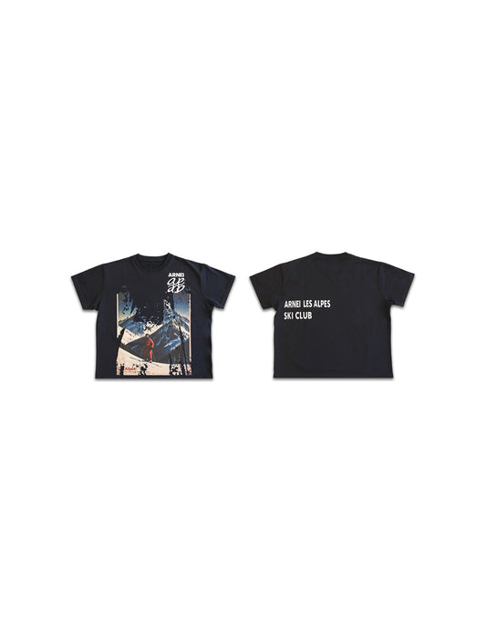 T-SHIRT POSTER LES ALPES SKI CLUB