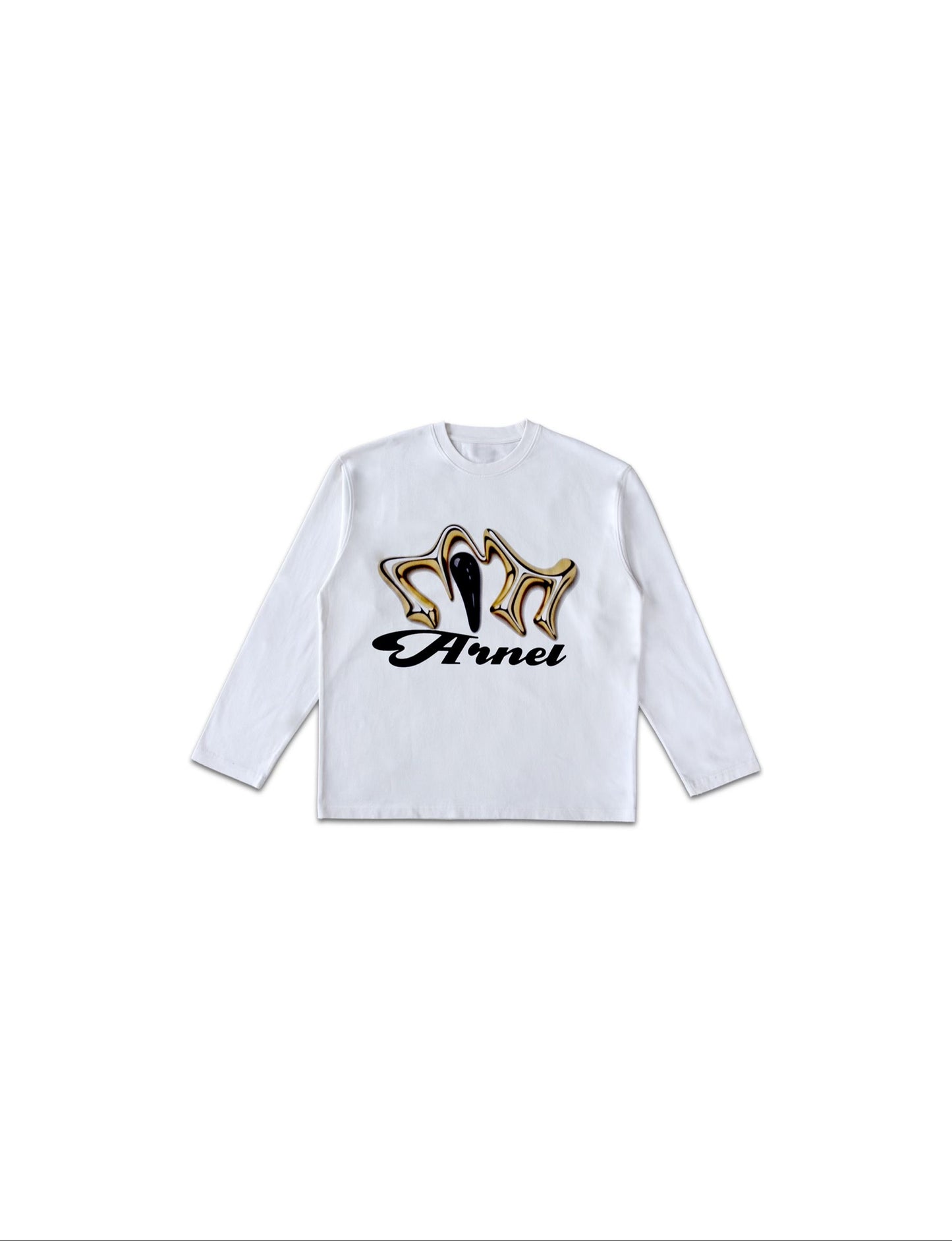 T-SHIRT ARNEI BLACK & GOLD HORSES
